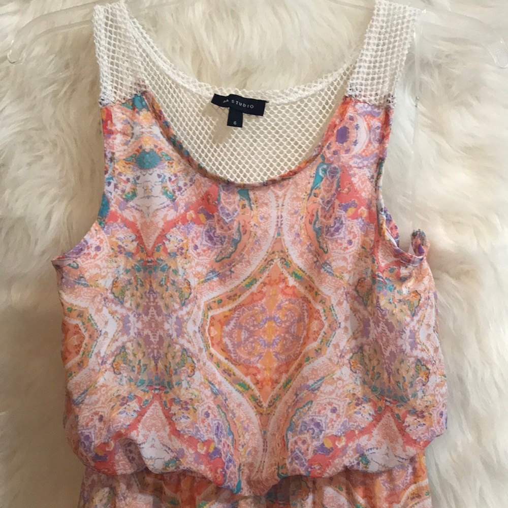 AA Studio - Patterned Shades of Pink Maxi 6
